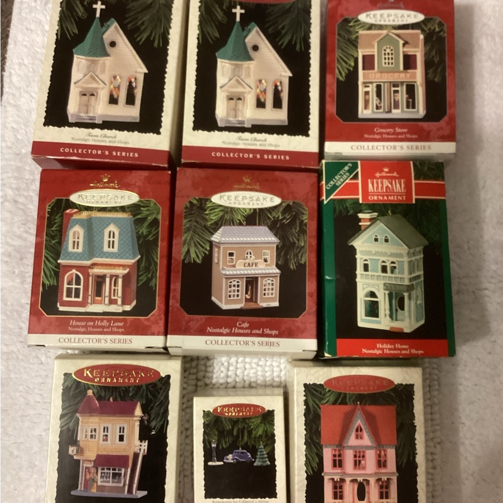 KEEPSAKE the Label Red and Green Holiday Ornaments